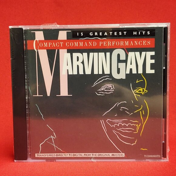 Marvin Gaye 15 Greatest Hits Compact Performances CD 1983 New Sealed - Picture 1 of 8